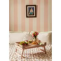 Rattan Island Breakfast Tray - Pink, Rattan alternate view