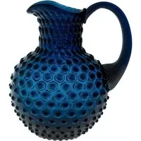 2L Jug Hobnail Textured - Blue, Glass alternate view
