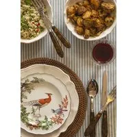 Simple Stoneware White Dinner Plates - Set of 4 alternate view