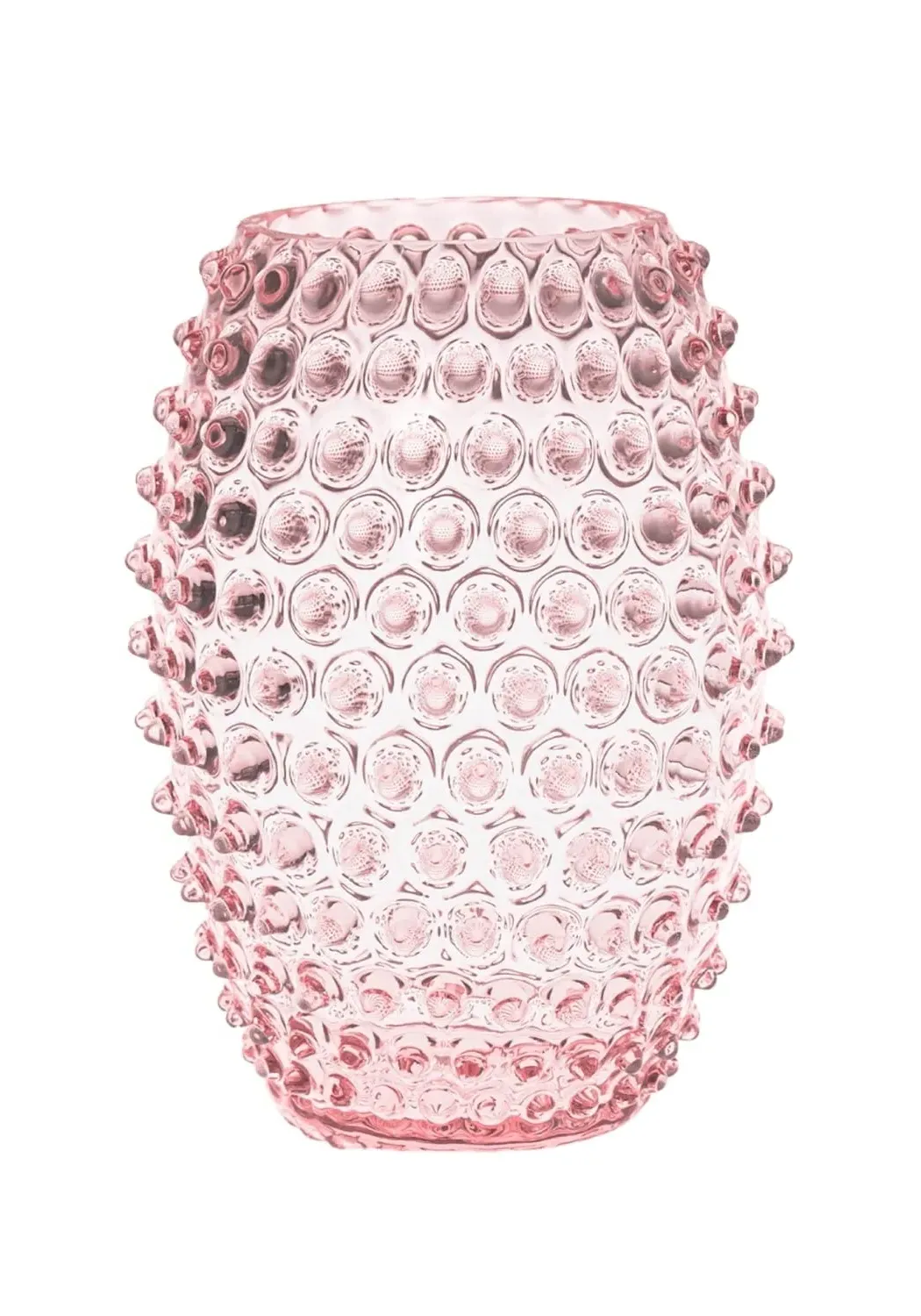 Tall Hobnail Vase - Pink product