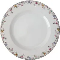 Charger Plates Set of 2 - White, China alternate view