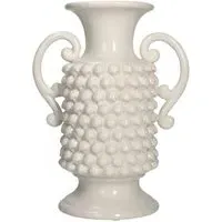 Two-Handle Vase - White, Vintage Style alternate view