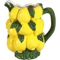 Zest Intentions Lemon Pitcher Jug - Yellow, Stoneware alternate view