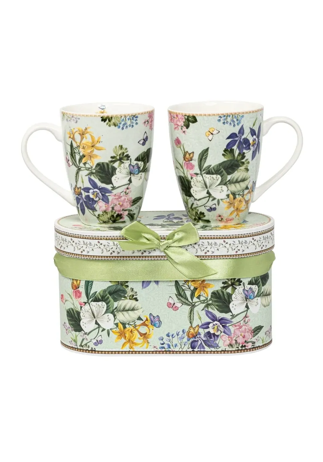 2-Piece Mug Set with Gift Box - Multi, Porcelain