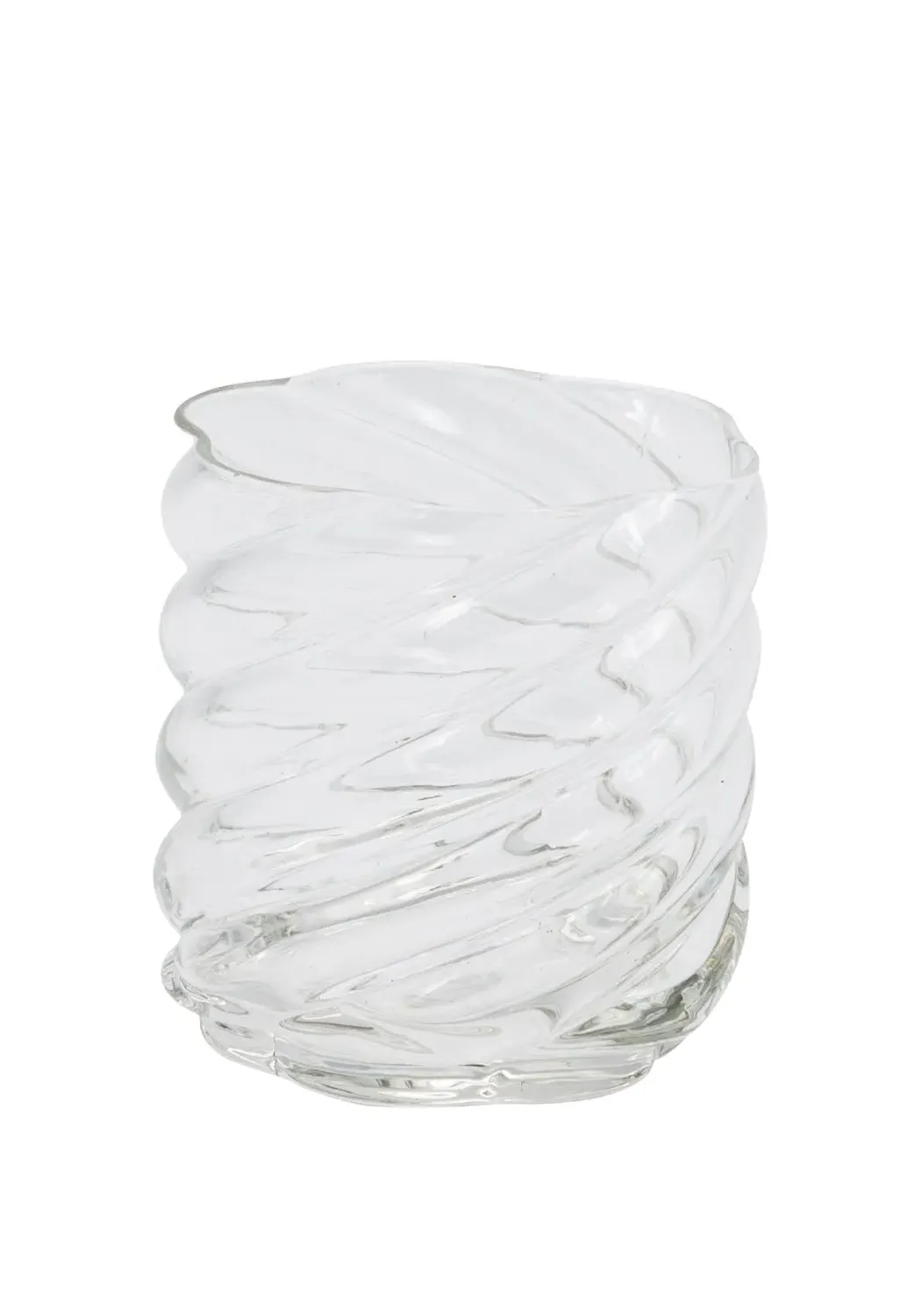 6-Piece Swirl Tumblers Set - Clear, Glass image