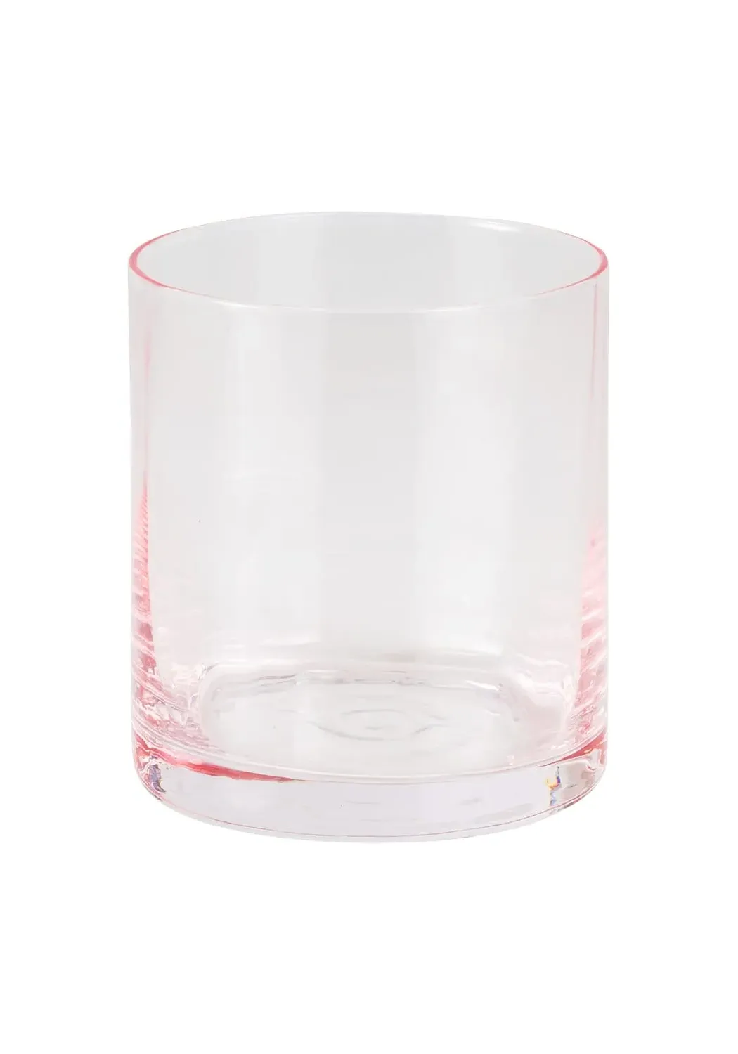6-Piece Tumbler Set with Bubbles - Pink, Glass