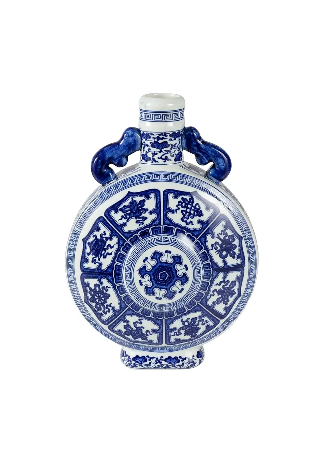 Medallion Vase - Blue, Porcelain image