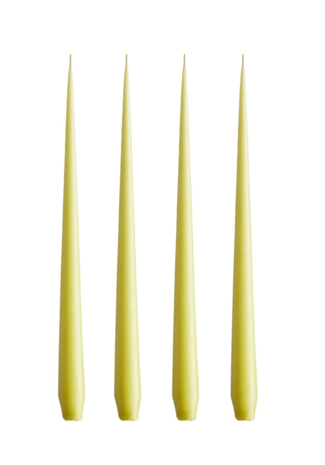 Medium Taper Candles - Olive Green image