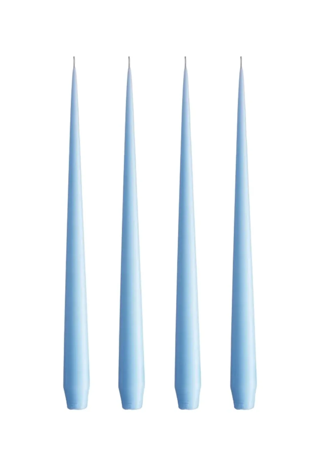 Medium Taper Candles - Sky Blue, Wax image