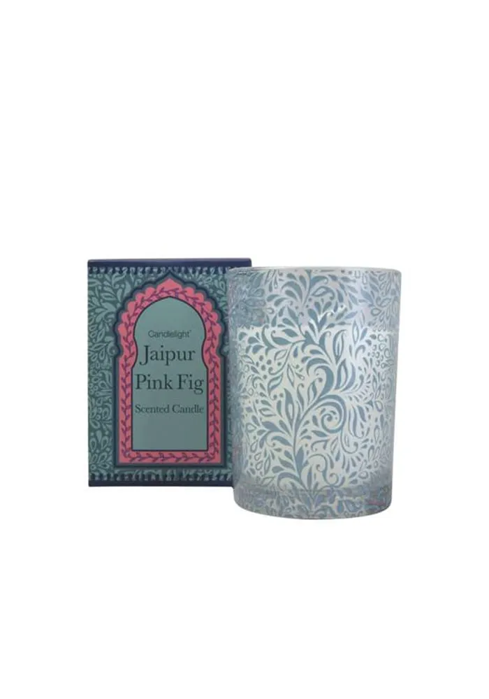 Scented Pot Candle in Gift Box - Pink, Wax image