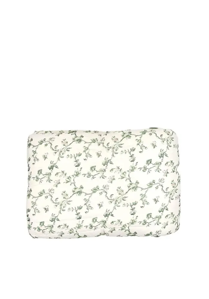 Cherry Blossom Quilt - Green, Cotton