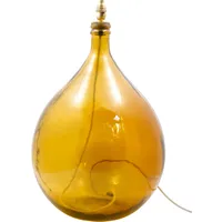 Poppy's Carboy Lamp Base - Amber, Recycled Glass alternate view