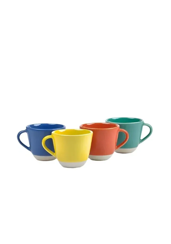 4-Piece Espresso Mug Set - Multi, Stoneware image