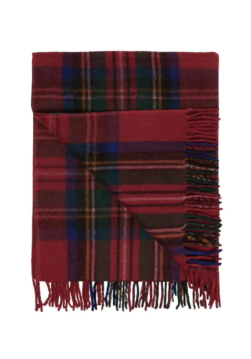 Stewart Royal Tartan Wool Throw Blanket product