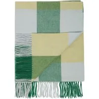 TBCo Lambswool Blanket - Green alternate view