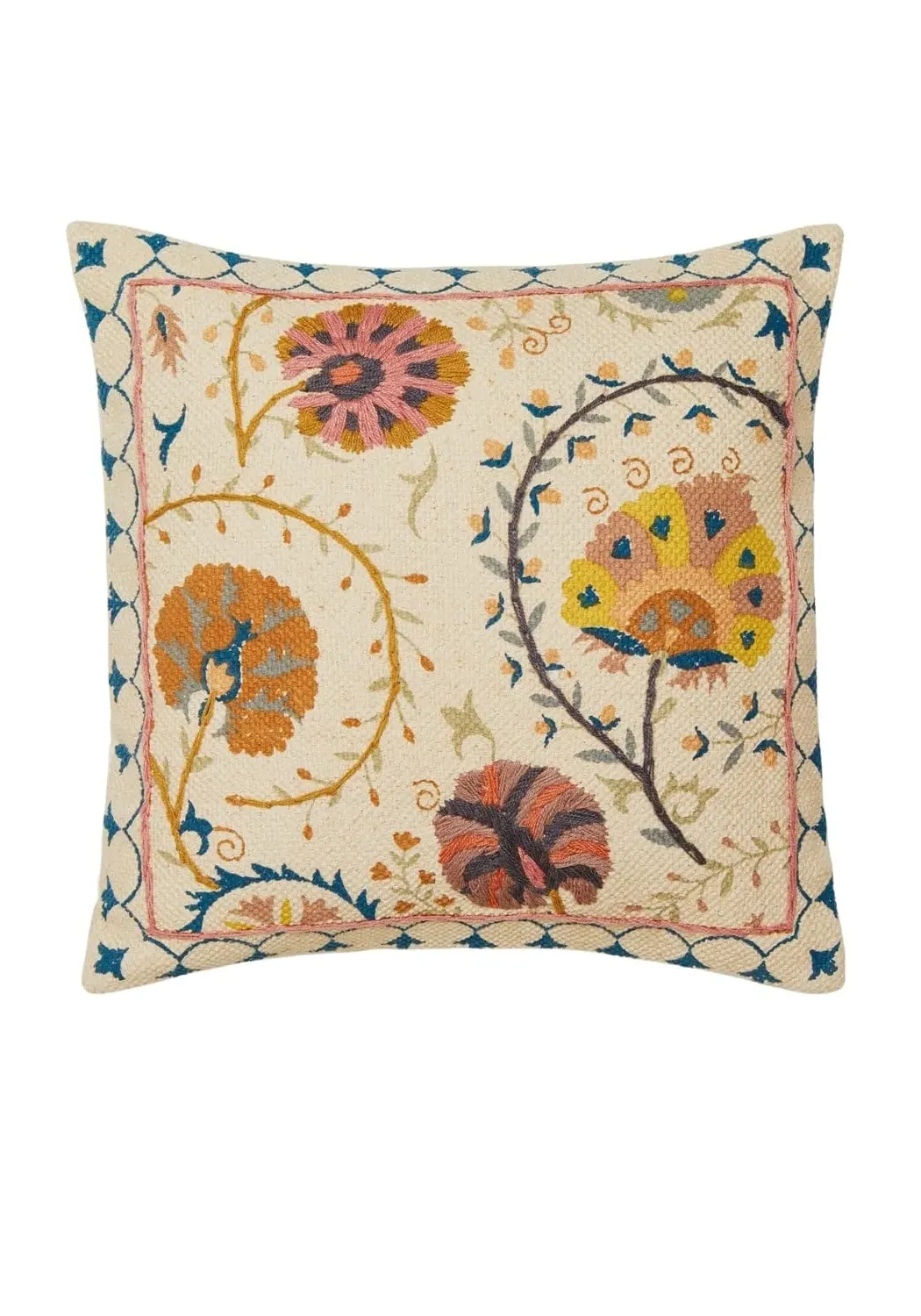 Square Cushion Cover - Multi, Printed