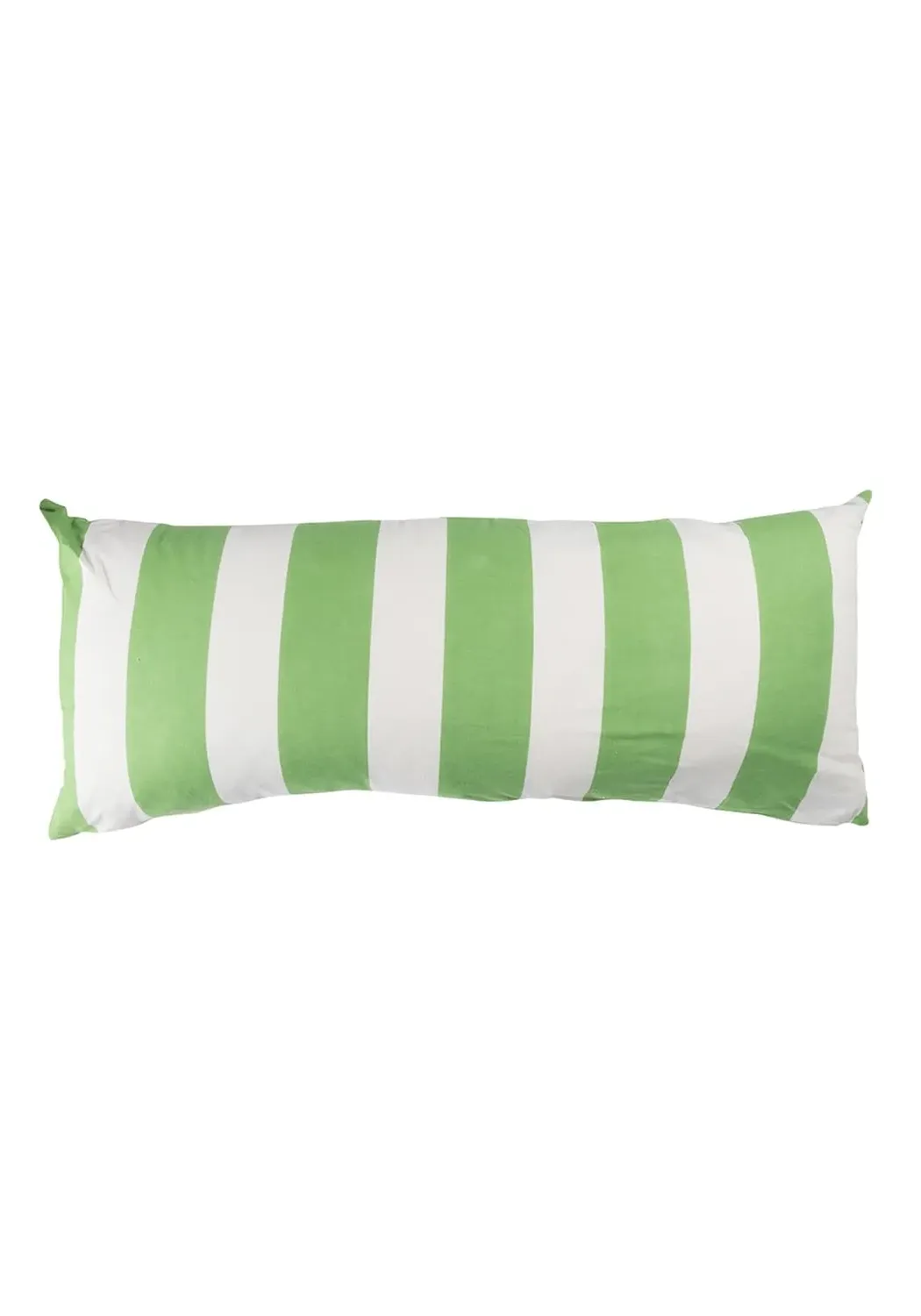 Striped Lumbar Cushion Cover - Green image