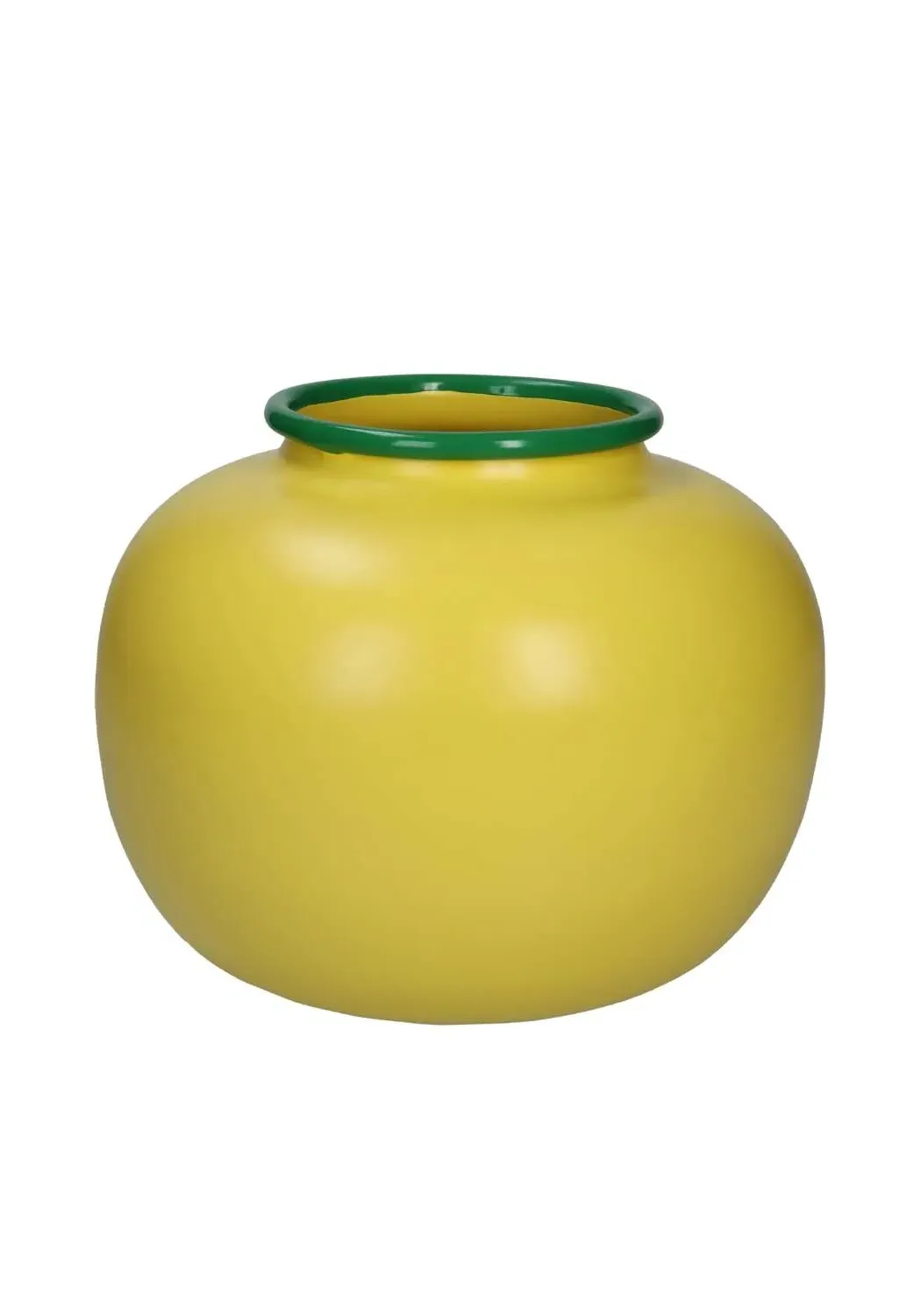 Color Blocking Vase - Yellow image