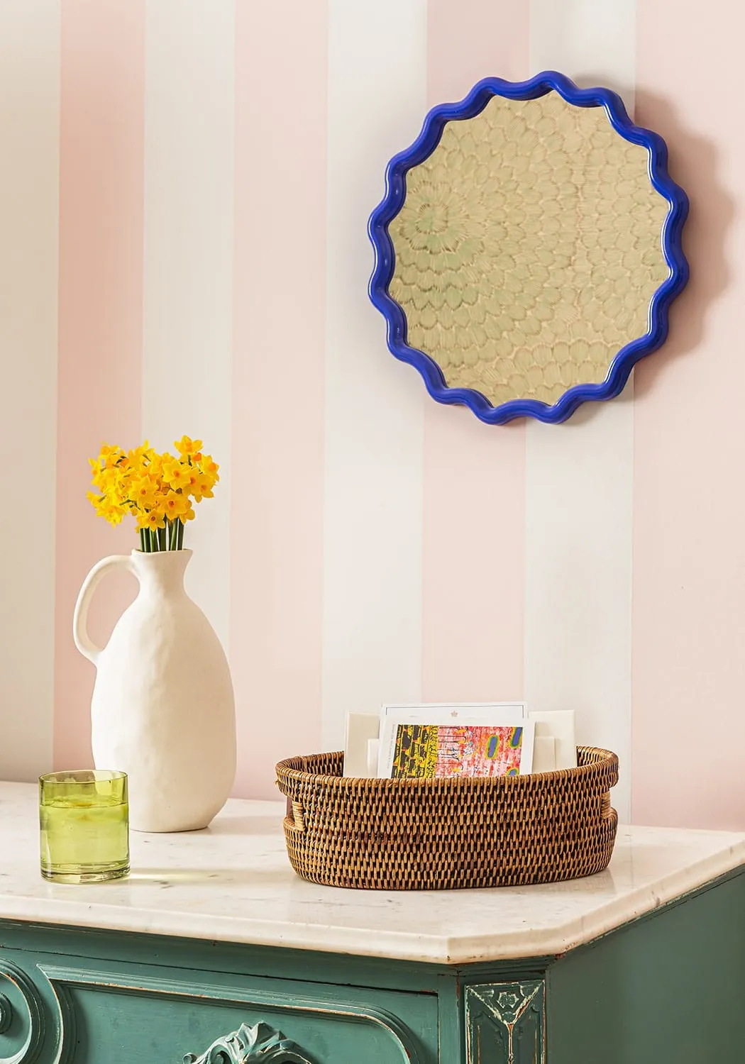 Farmhouse Clay Jug - White image