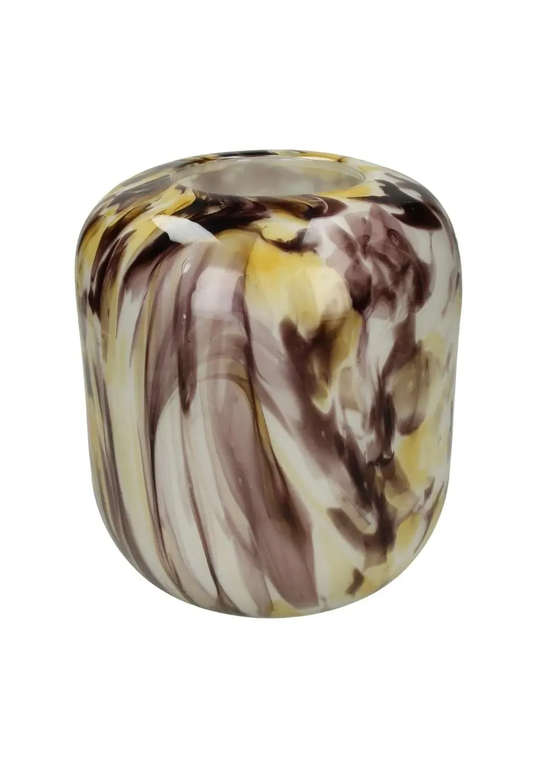 Medium Glass Vase - Multi, Hand-Painted image