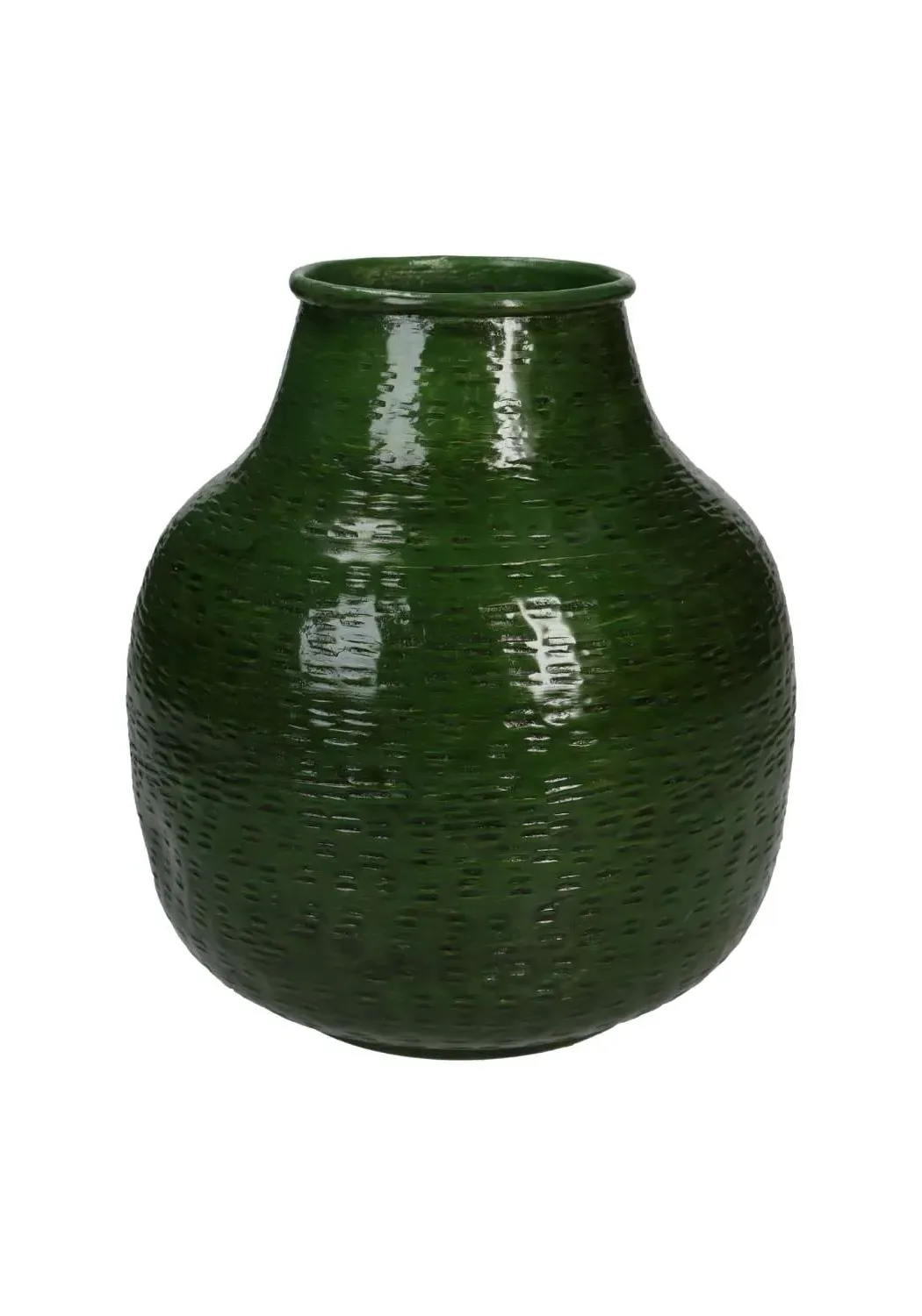 Metal Vase - Green