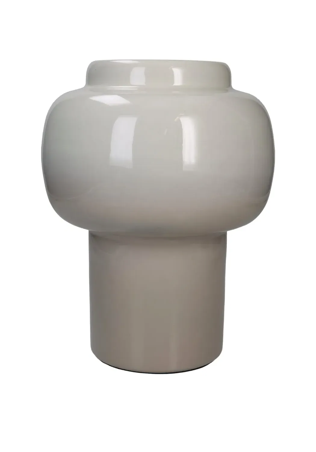 Mushroom-Shaped Vase - Dark Ombre Finish image