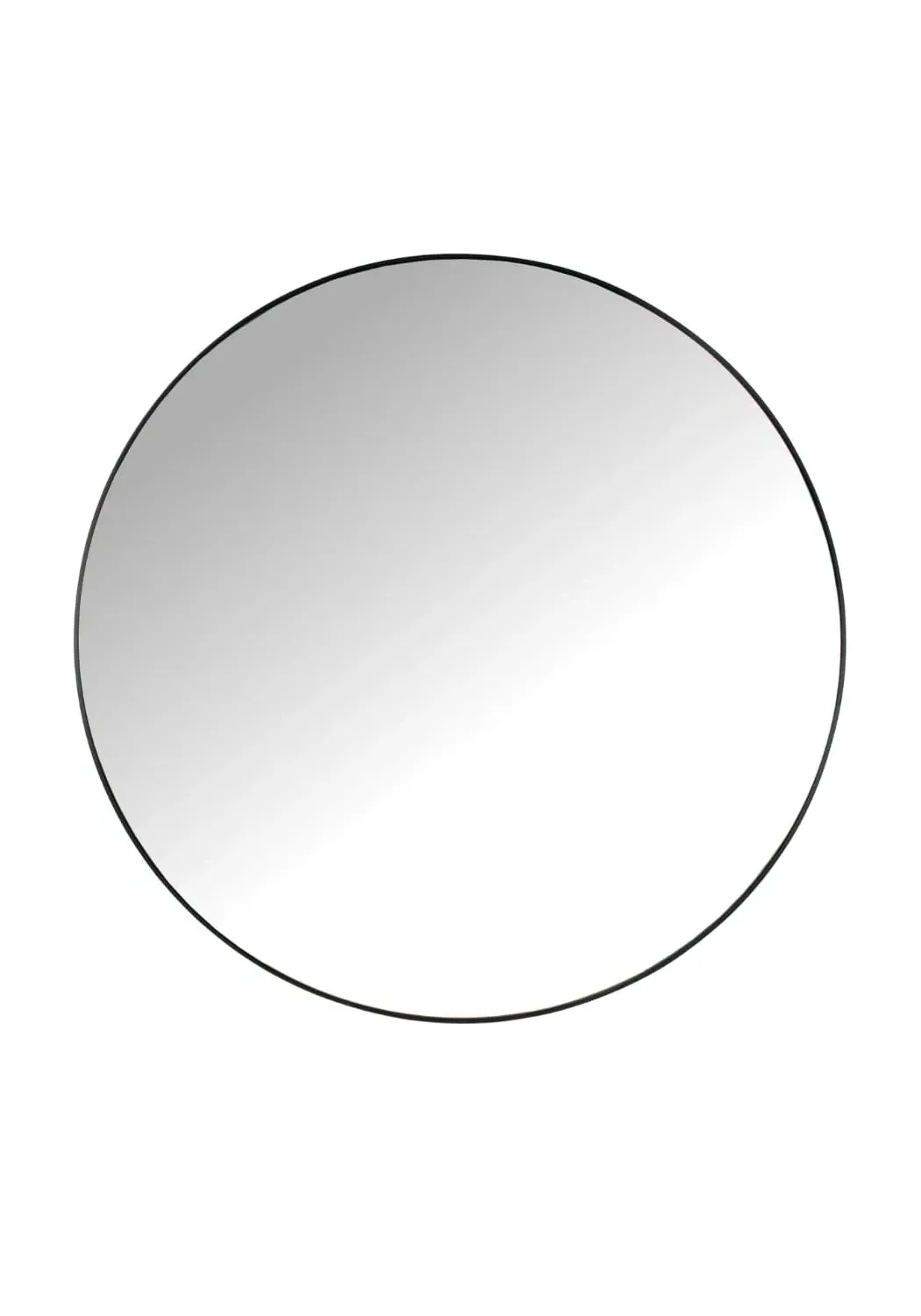 Round Wall Mirror - Black
