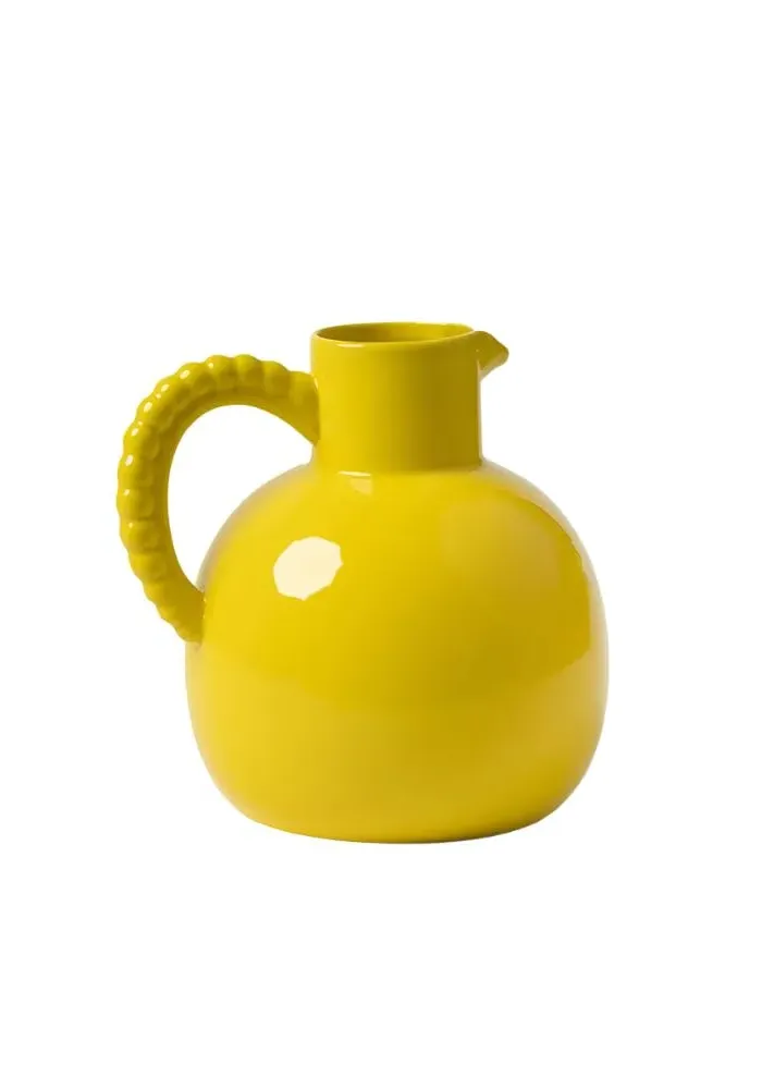 Hand Crafted Jug - Yellow, Stoneware image