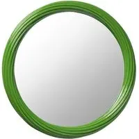 Round Mirror - Green alternate view