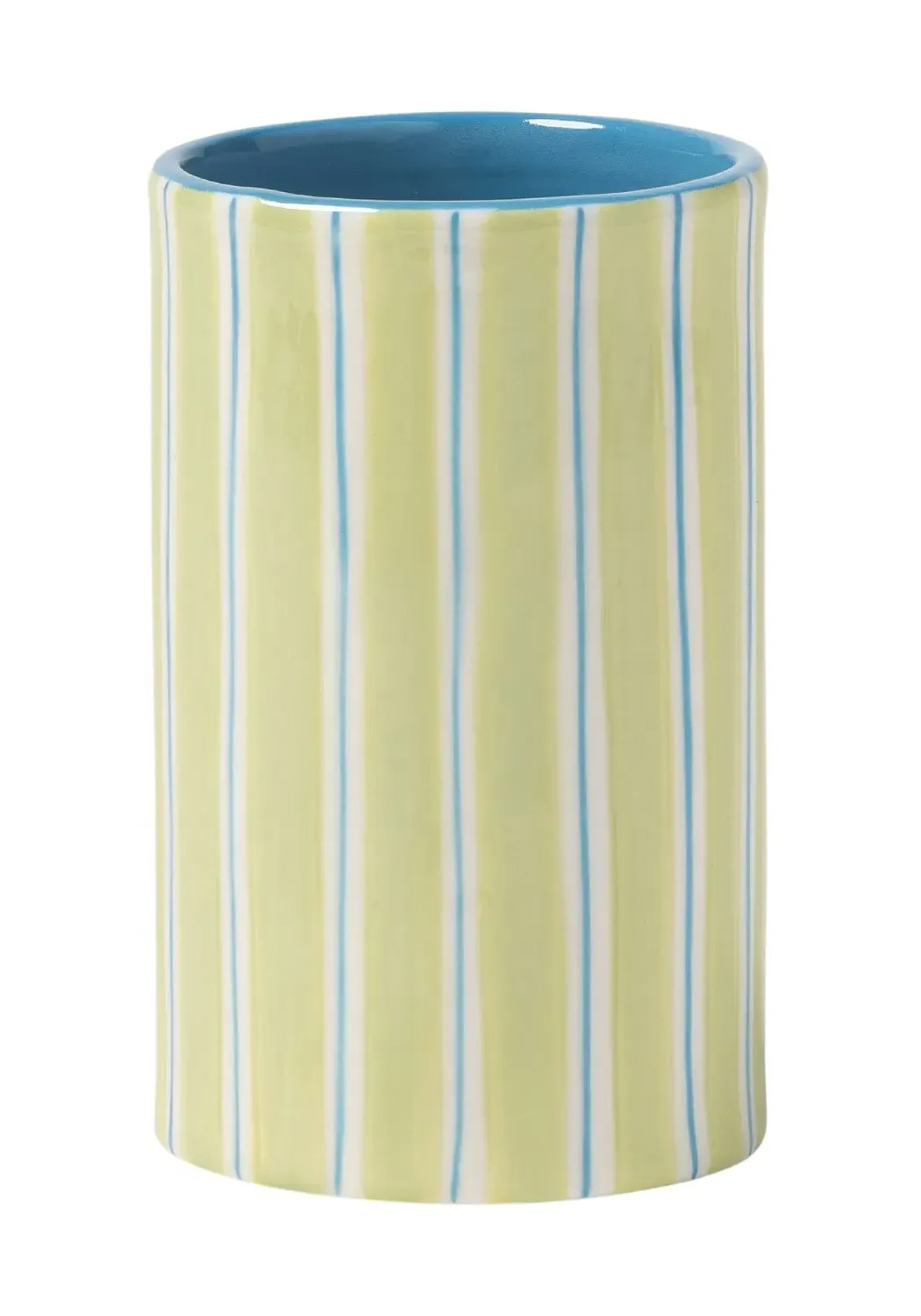Small Ceramic Vase - Striped, Porcelain image
