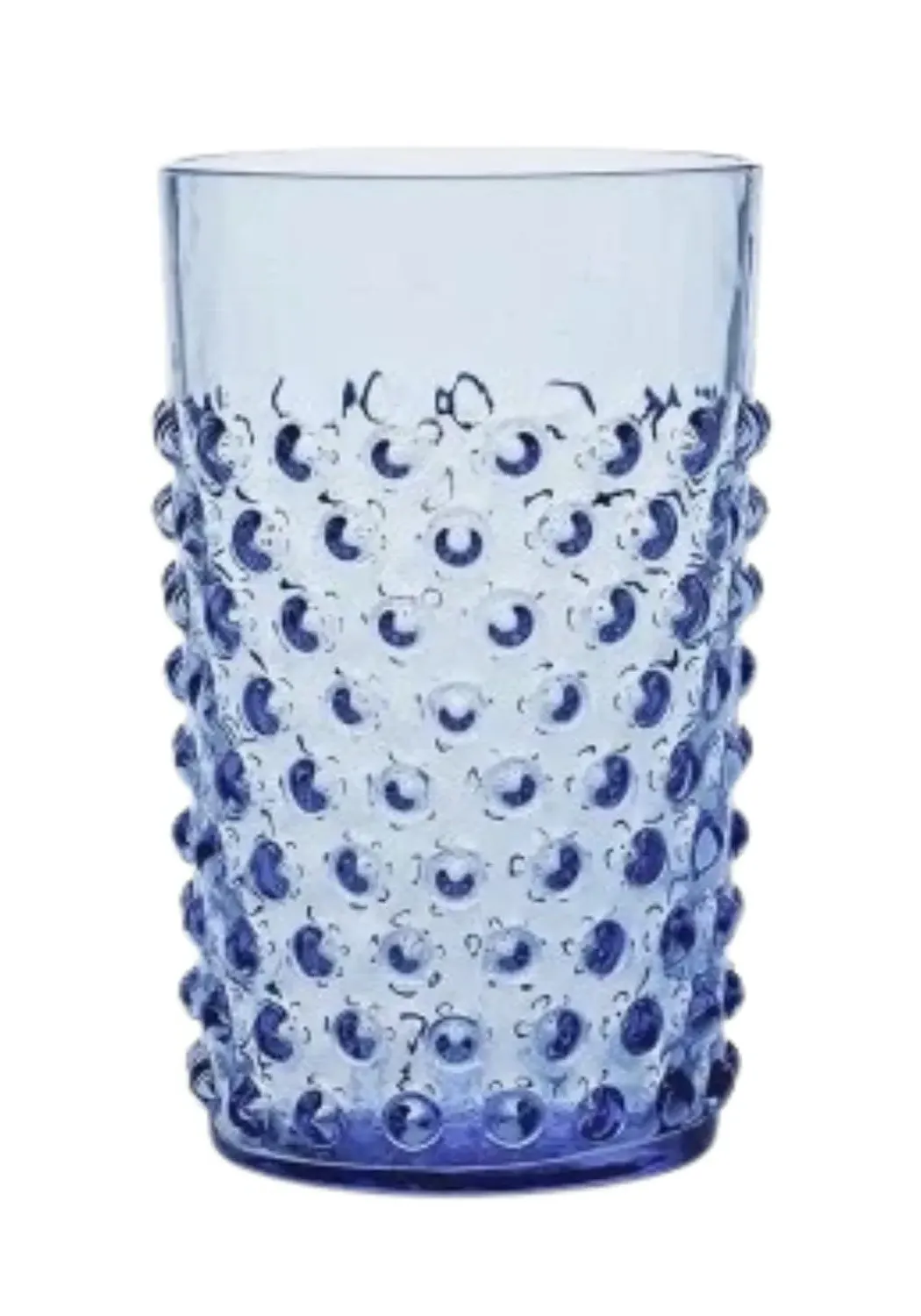 4-Piece Tumbler Set with Hobnail Texture - Blue image