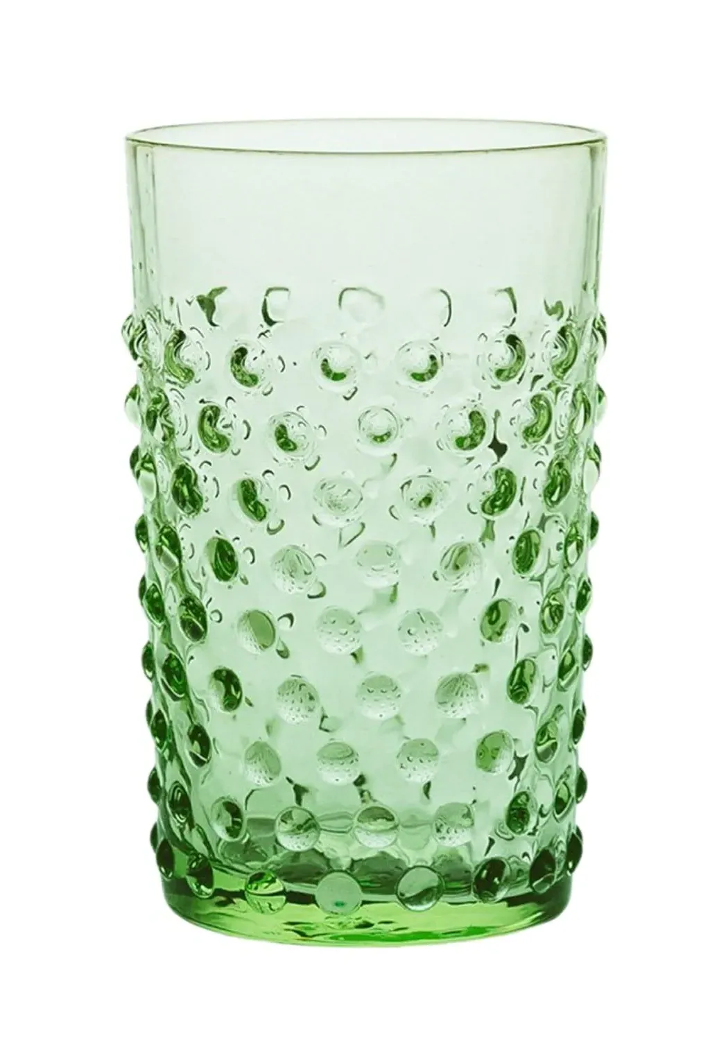 Dew Drop Tumblers Set of 4 - Green, Glass image