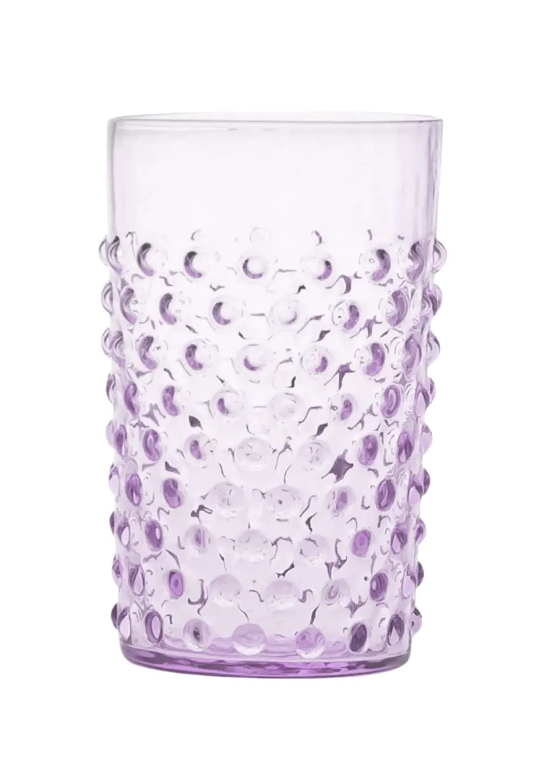 Hobnail Tumblers Set of 4 - Lilac, Glass image