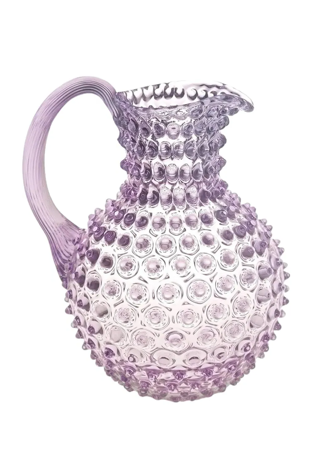 Large Dew Drop Jug 2L - Purple, Ceramic