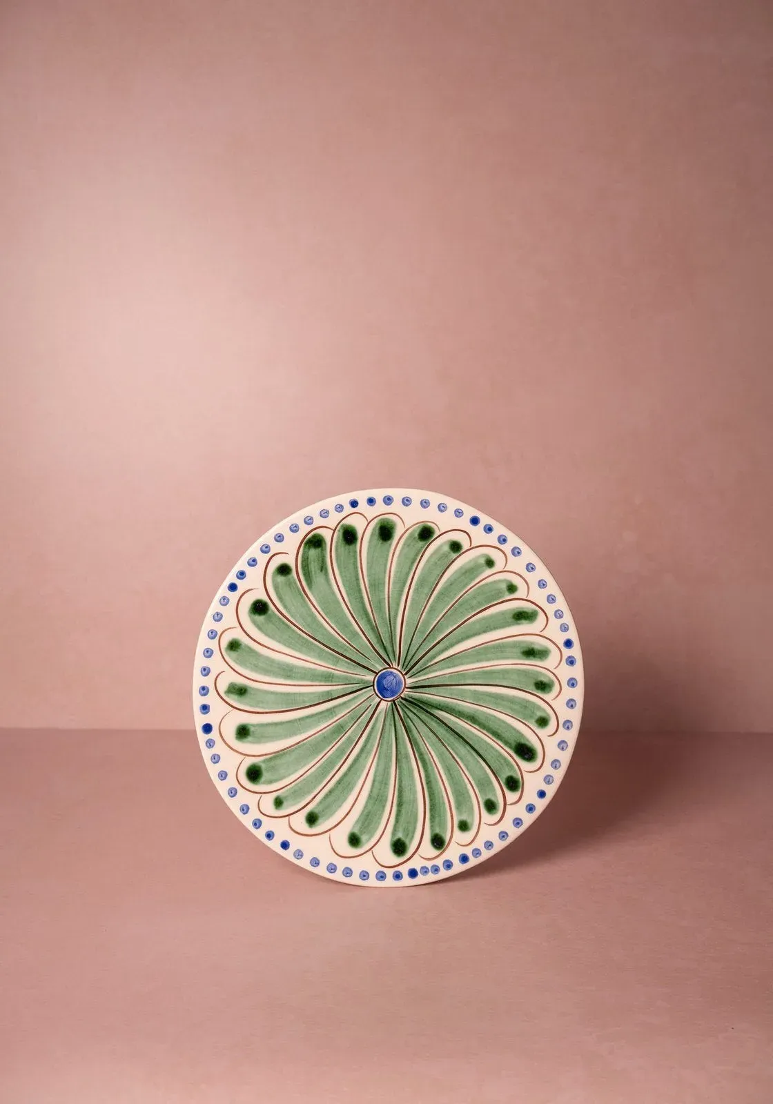 Peacock Set of 4 Side Plates - Green, White product