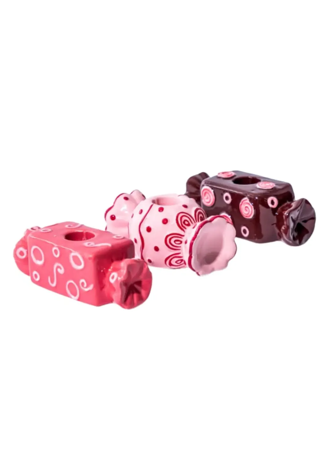 Bonbon Tea Light Holder - Rose Mix, Ceramic product