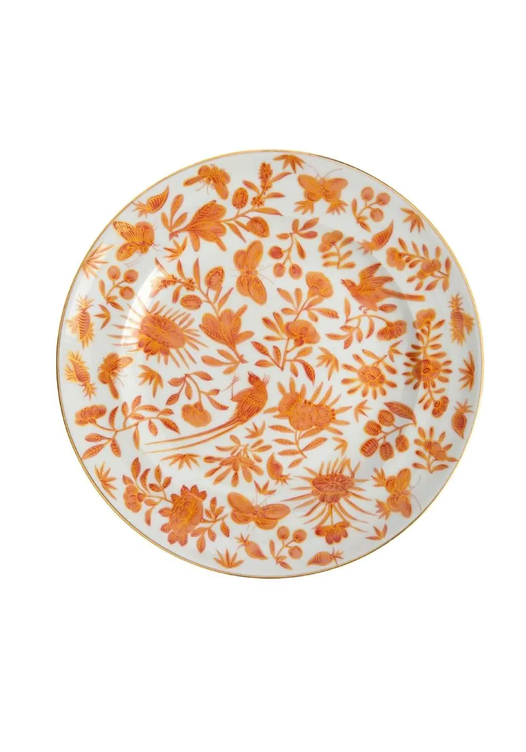 Dessert Plates Set of 4 - Orange, Porcelain image