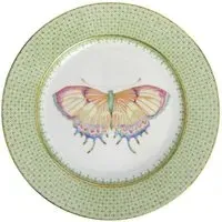 Lace Plate Butterfly Side Plates Set of 4 - Green alternate view