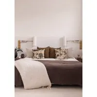 Cushion Cover with Pattern - Linen, Velvet alternate view