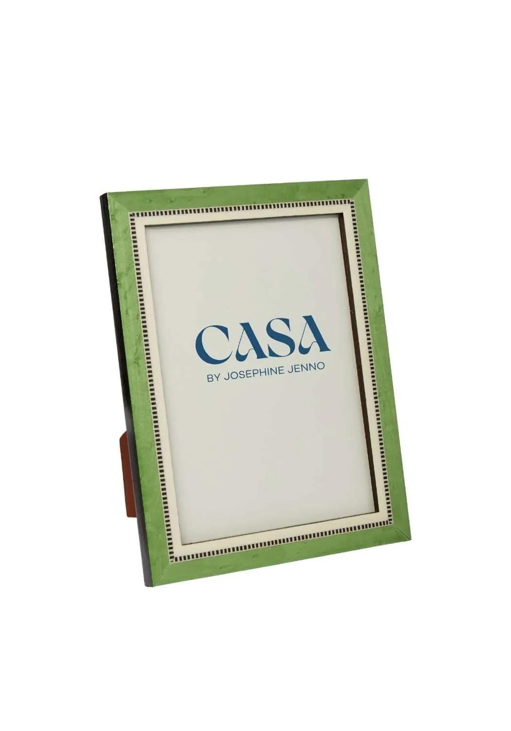 6x4 Photo Frame Marquetry - Green, Wood image