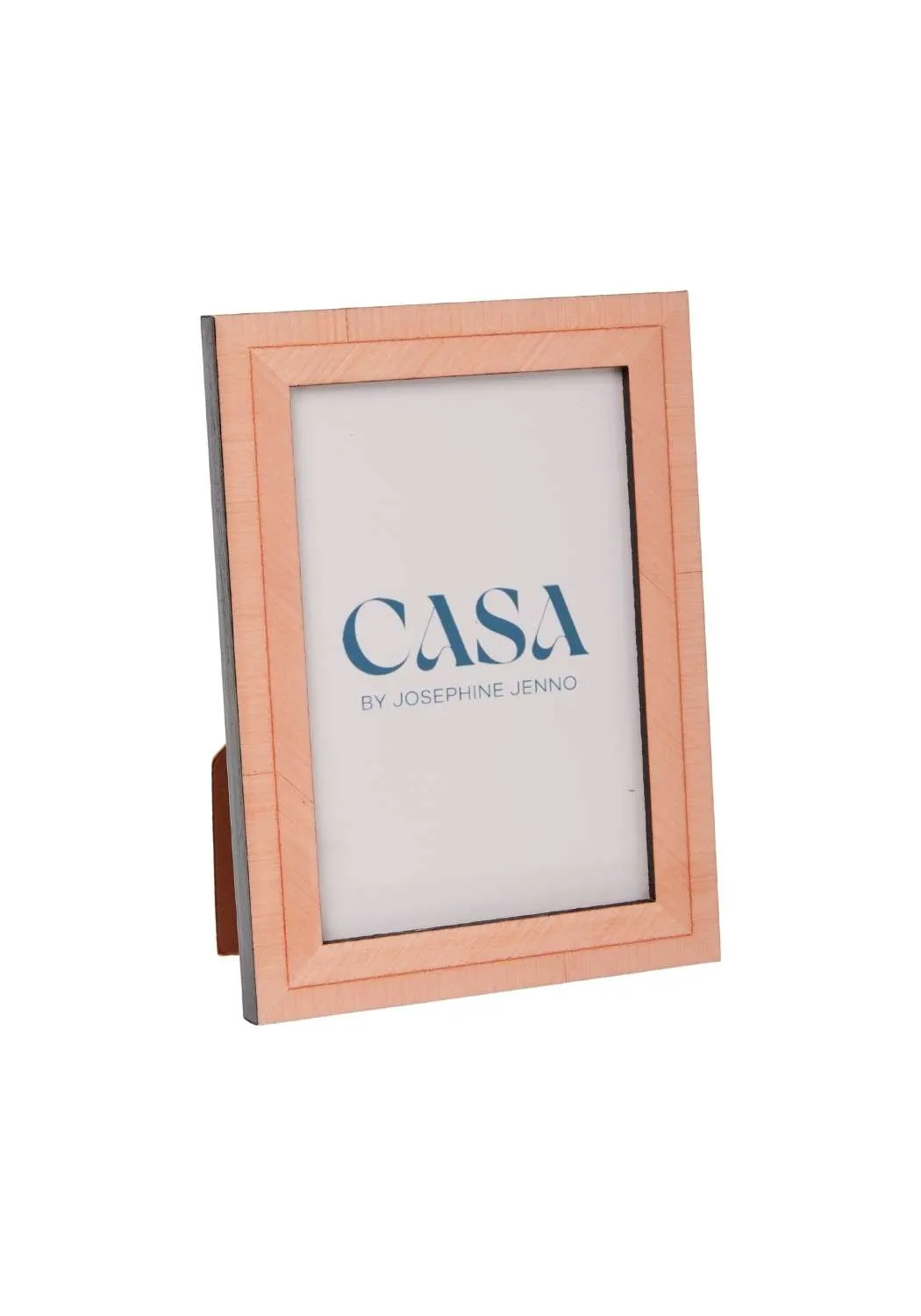 6x4 Photo Frame Marquetry - Pink, Wood