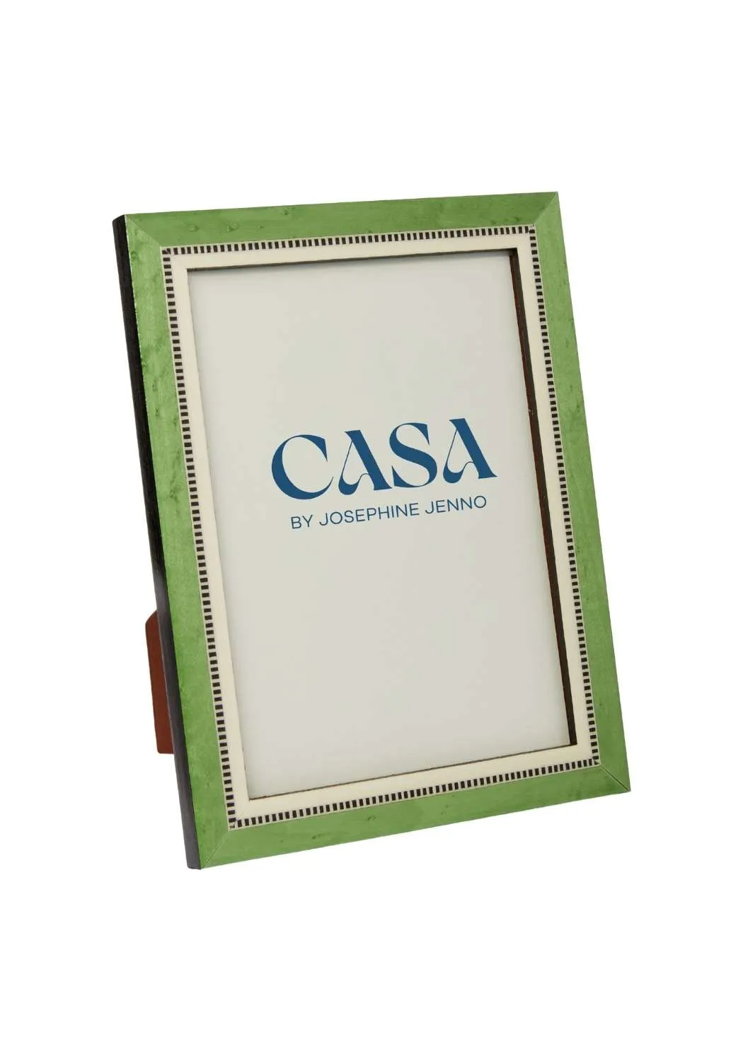 7x5 Photo Frame Marquetry - Green, Wood
