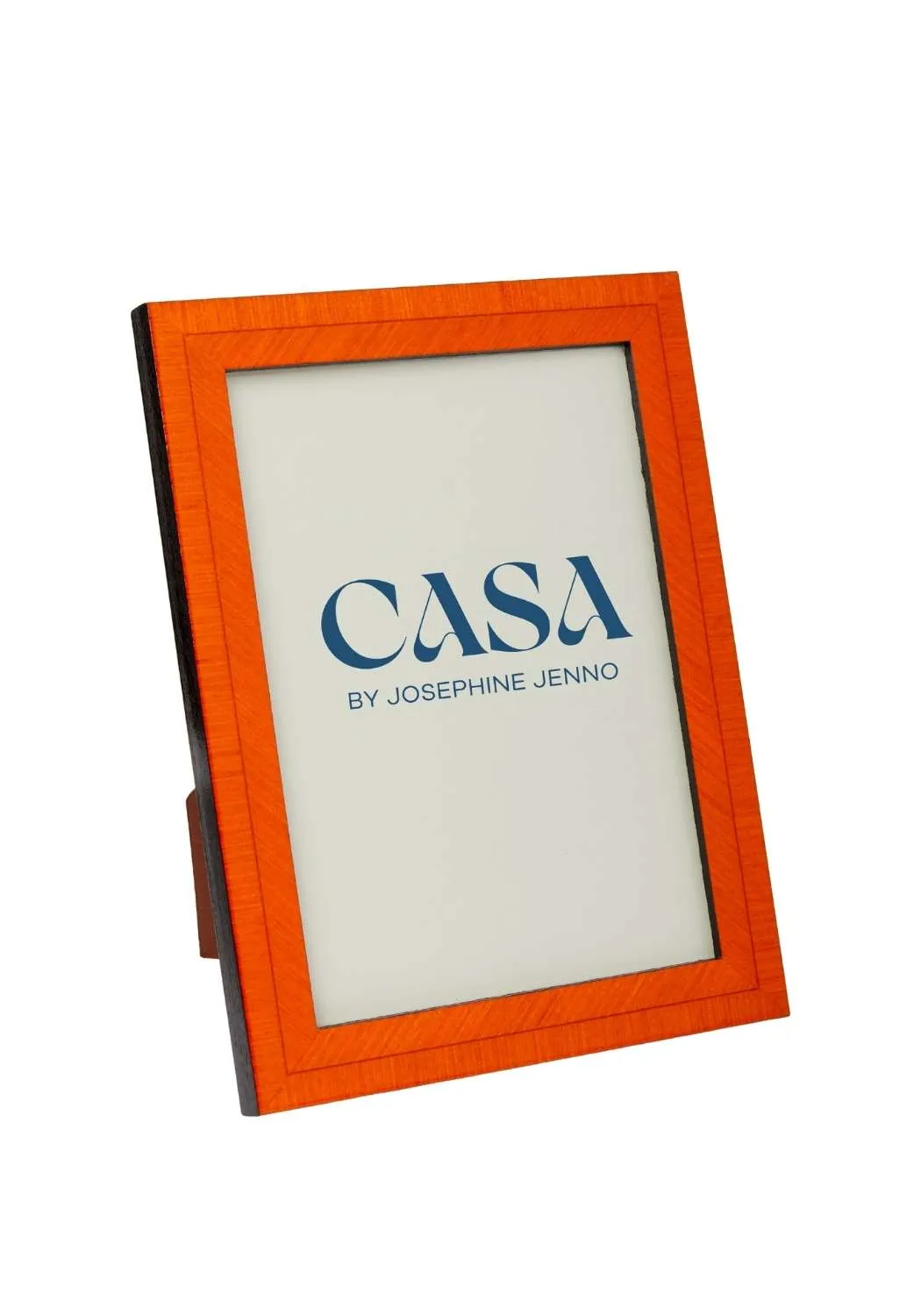 7x5 Photo Frame Marquetry - Orange, Wood