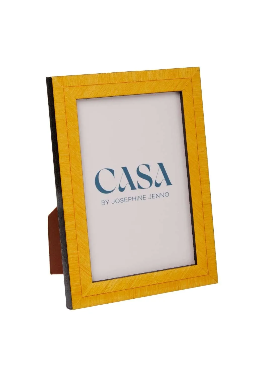 7x5 Picture Frame Marquetry - Yellow, Wood image