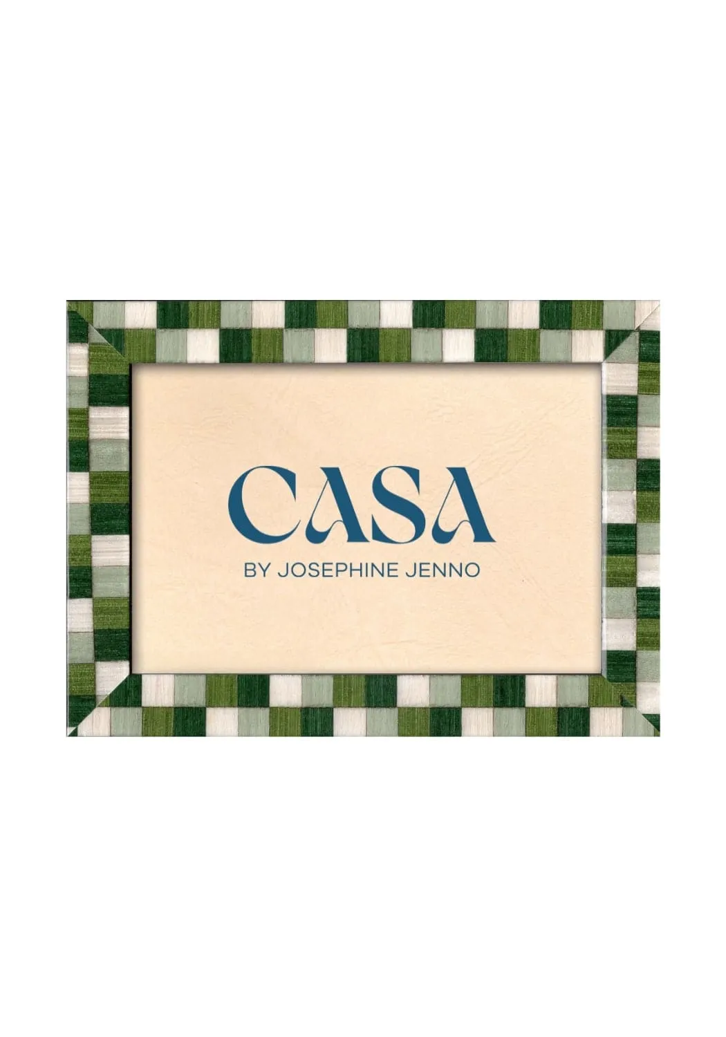 Checkered Photo Frame 7x5" - Green product