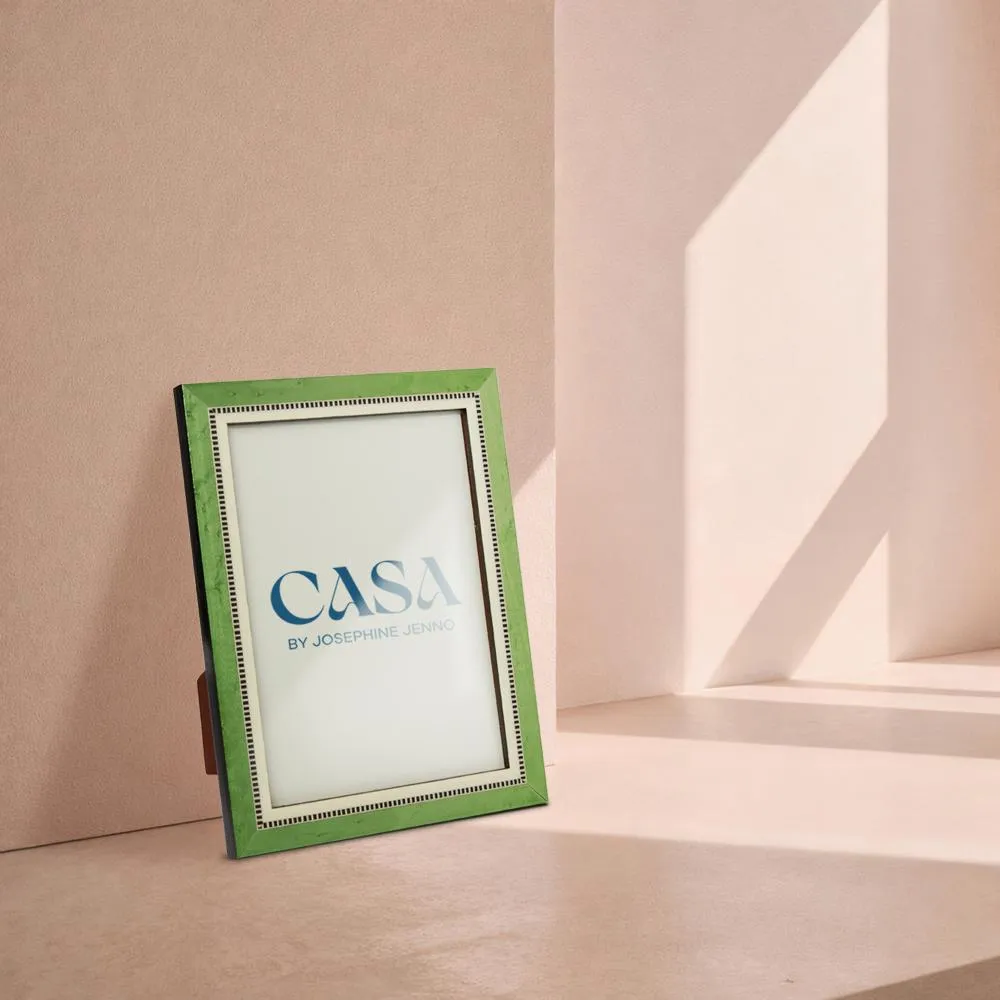 Emperor's Jade Marquetry 10x8 Wall & Desk Frame - Green product
