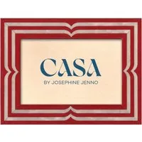 Raspberry Beret Marquetry Wall and Desk Frame - Red, Wood alternate view