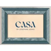 Riva Azzurro 6x4 Photo Frame - Blue, Marquetry alternate view