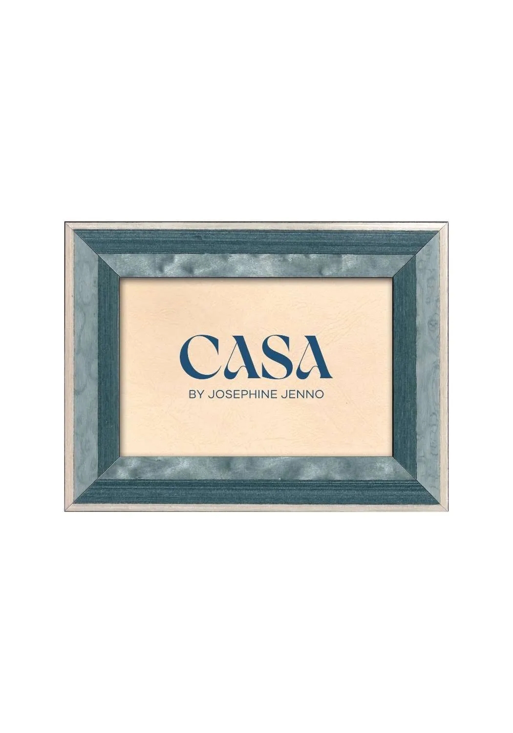 Riva Azzurro 6x4 Photo Frame - Blue, Marquetry product