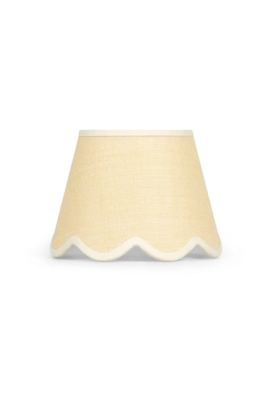 Scalloped Lampshade - White image